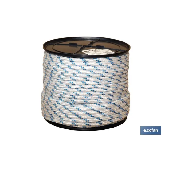 Comprar CARRETE CUERDA TRENZADA POLI 10MM 1 Cofan | almacendeferreteriacor.es