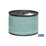 Comprar CUERDA HELICOIDAL 10MM 50 M. BCO/VE Cofan | almacendeferreteriacor.es