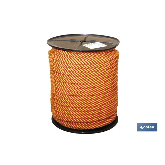 Comprar CUERDA HELICOIDAL 12MM 50 M. ROJO/A Cofan | almacendeferreteriacor.es