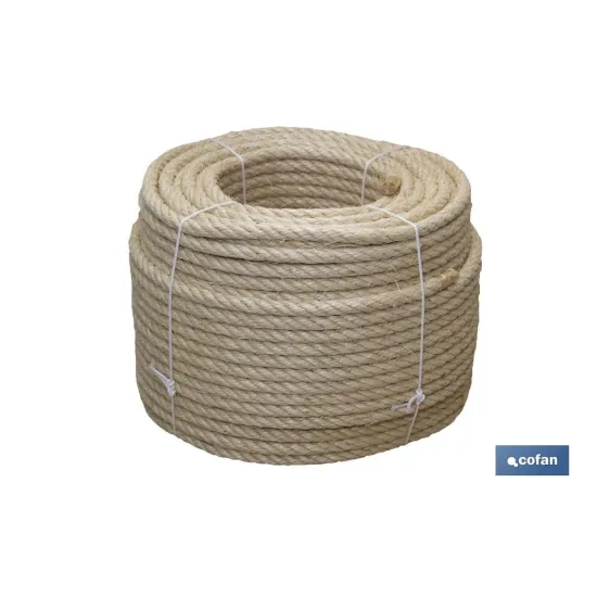 Comprar CUERDA SISAL 4 CABOS 12 MM 100 MTS  Cofan | almacendeferreteriacor.es