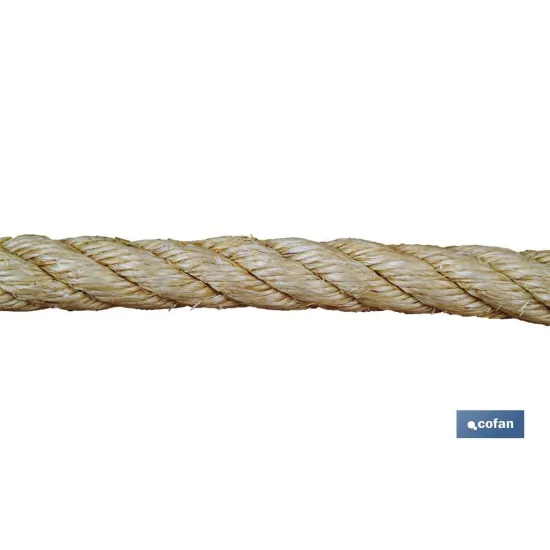 Comprar CUERDA SISAL 4 CABOS 18 MM 100 MTS  Cofan | almacendeferreteriacor.es
