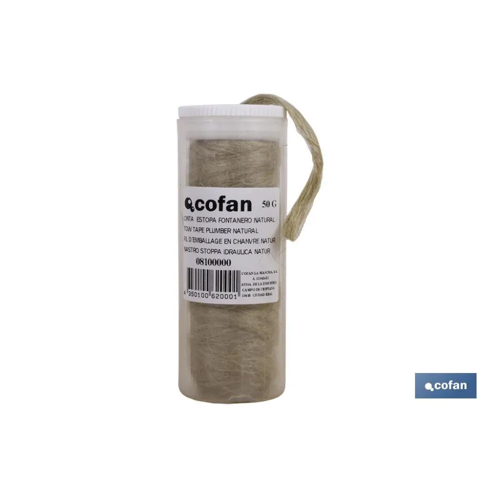 Comprar ENVASE DE CINTA CÁÑAMO 50 GRS (PACK Cofan | almacendeferreteriacor.es