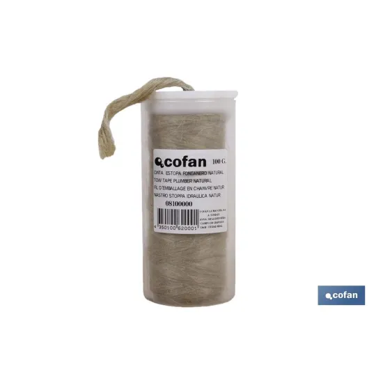 Comprar ENVASE DE CINTA CÁÑAMO 100 GRS (PAC Cofan | almacendeferreteriacor.es