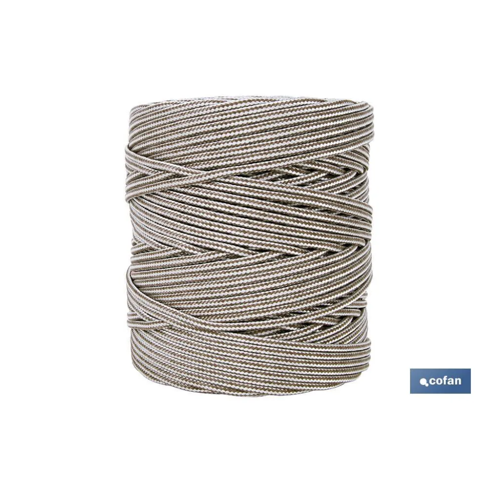 Comprar BOBINA CORDON TRENZADO POLI 5MM 200 Cofan | almacendeferreteriacor.es