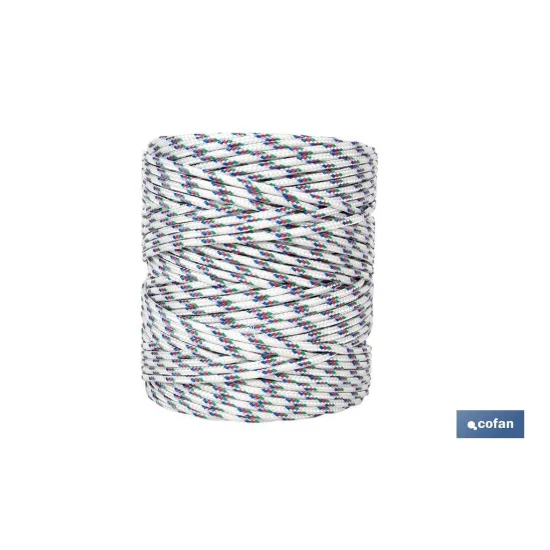 Comprar BOBINA CORDON TRENZADO POLI 5MM 200 Cofan | almacendeferreteriacor.es