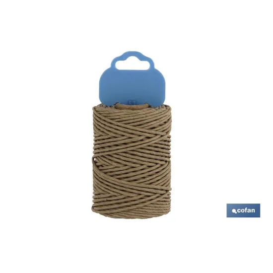 Comprar BOBINA CUERDA PAPEL 2MM 50M (PACK:  Cofan | almacendeferreteriacor.es