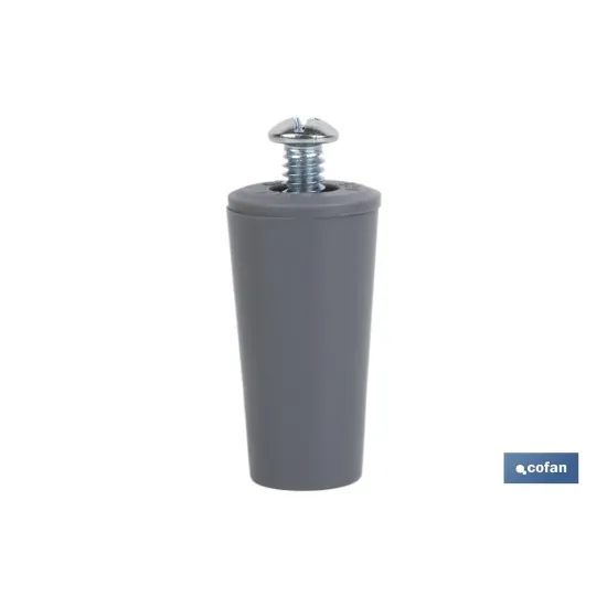 Comprar TOPE PERSIANA 40 MM GRIS CON TORNIL Cofan | almacendeferreteriacor.es