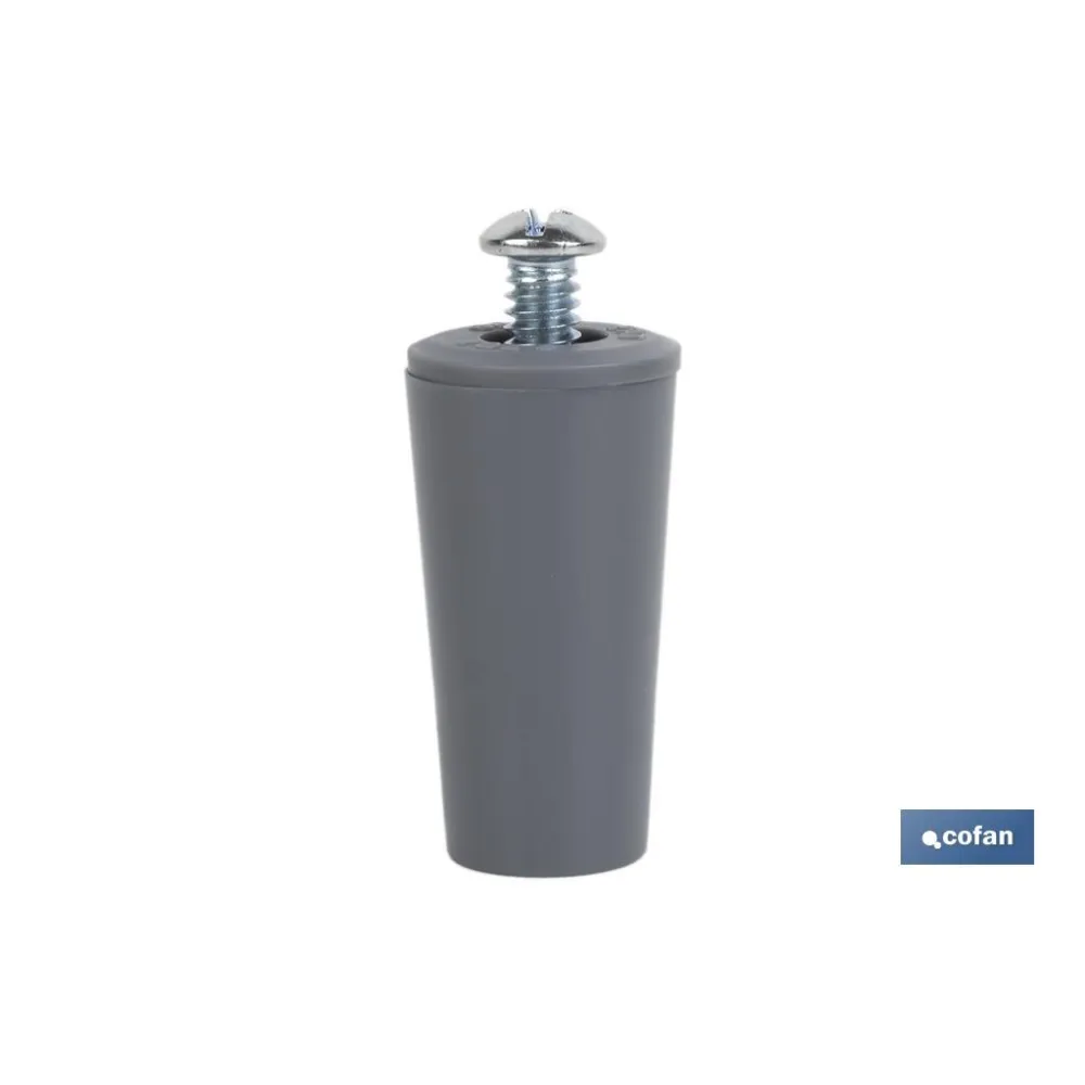 Comprar TOPE PERSIANA 40 MM GRIS CON TORNIL Cofan | almacendeferreteriacor.es