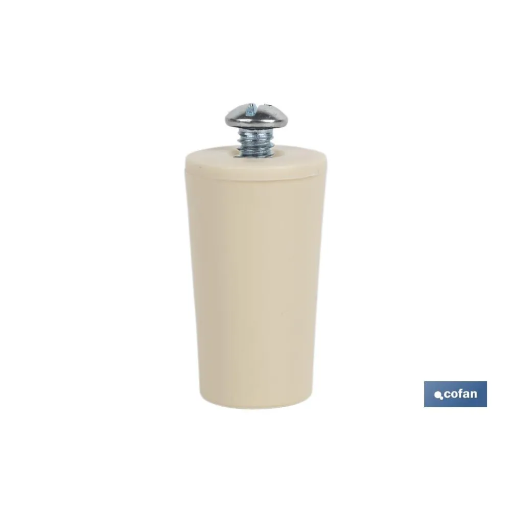 Comprar TOPE PERSIANA 40 MM MARFIL CON TORN Cofan | almacendeferreteriacor.es