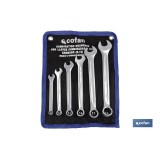 SET 6 PCS LLAVES COMBINADAS DE 8 A 19