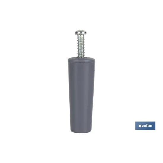 Comprar TOPE PERSIANA 60 MM GRIS CON TORNIL Cofan | almacendeferreteriacor.es