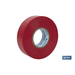 CINTA AISLANTE 180 Micras ROJA 19mmX20 Metros