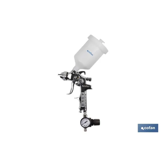 Comprar PISTOLA DE PINTAR HVLP + REGULADOR  Cofan | almacendeferreteriacor.es