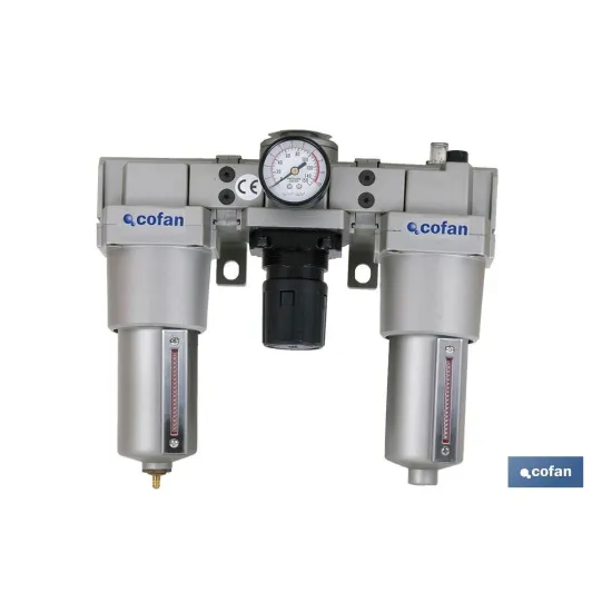 Comprar FILTRO REGULADOR+LUBRICANTE 1/2 (PA Cofan | almacendeferreteriacor.es