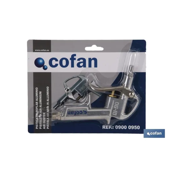 Comprar PISTOLA DE SOPLAR ALUMINIO (PACK: 1 Cofan | almacendeferreteriacor.es