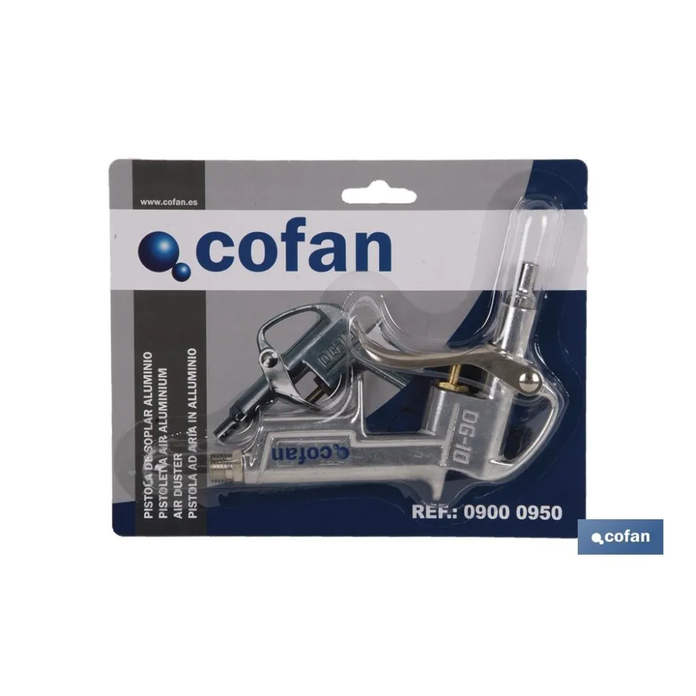 Comprar PISTOLA DE SOPLAR ALUMINIO (PACK: 1 Cofan | almacendeferreteriacor.es