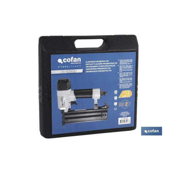 Comprar CLAVADORA NEUMÁTICA CLAVOS TG-15, 2 Cofan | almacendeferreteriacor.es