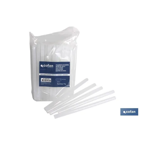 Comprar COLA TERMOFUSIBLE BARRAS Ø12/200MM  Cofan | almacendeferreteriacor.es
