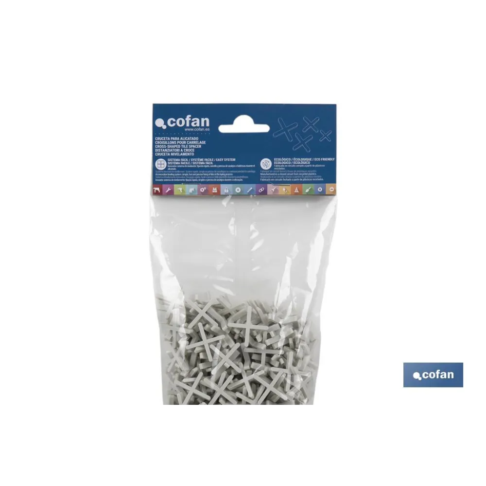 Comprar CRUCETA PARA ALICATADO 2,0 MM 300 U Cofan | almacendeferreteriacor.es