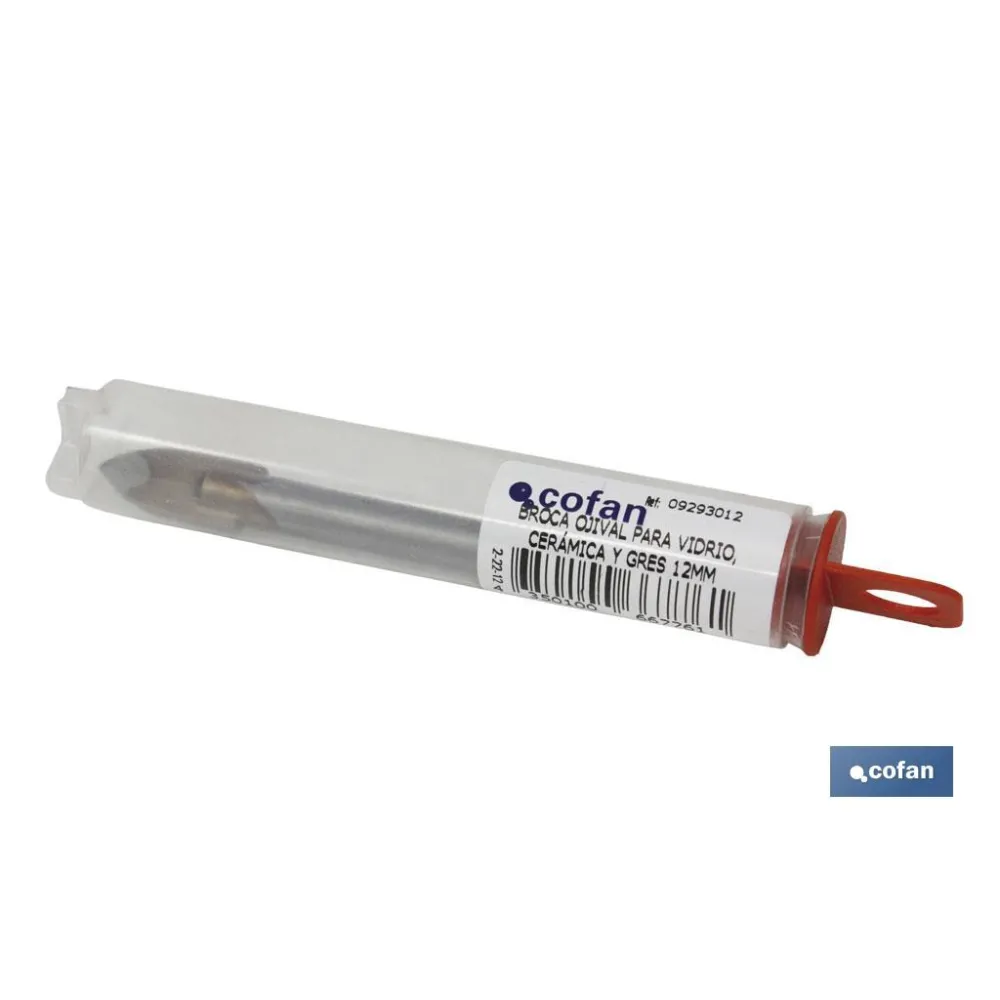 Comprar BROCA OJIVAL PARA VIDRIO, CERÁMICA  Cofan | almacendeferreteriacor.es