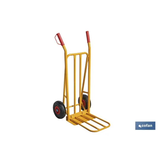 Comprar CARRETILLA ALMACÉN PALA ANCHA PLEGA Cofan | almacendeferreteriacor.es