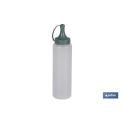 BOTELLA ACEITERA MODELO ALBAHACA  250 ML VERDE AGUA  5X20cm