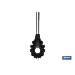 CUCHARA DE PASTA DE ACERO INOX. Y SILICONA MODELO NEIGE 34 CM