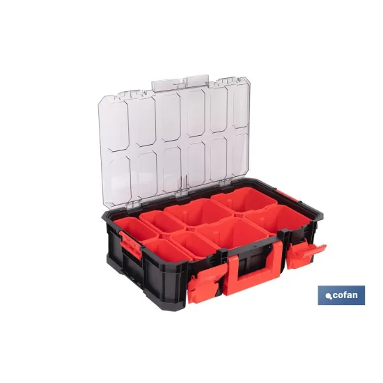 Comprar CAJA DE HERRAMIENTAS MODULAR CON OR Cofan | almacendeferreteriacor.es