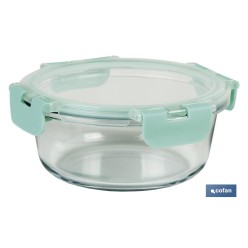 SET DE 2 RECIPIENTES DE BOROSILICATO MODELO AGATHA 620 ML - 950ML