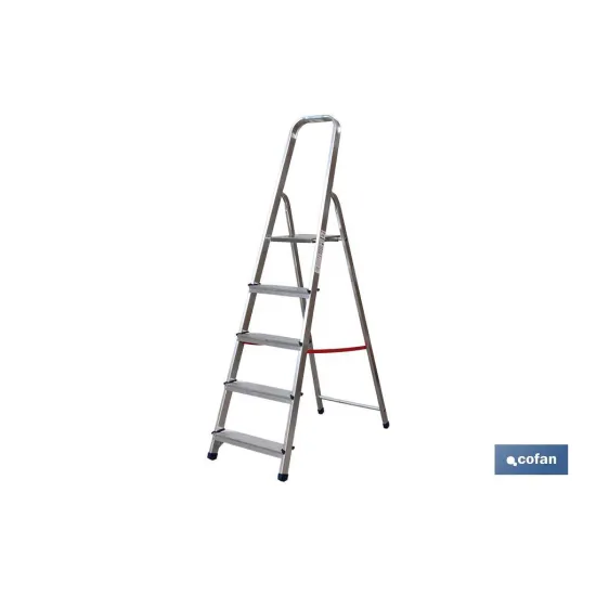 Comprar ESCALERA ALUMINIO 2 PELDAÑOS Y 0,41 Cofan | almacendeferreteriacor.es