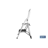 Comprar ESCALERA DOMÉSTICA ACERO 2 PELDAÑOS Cofan | almacendeferreteriacor.es