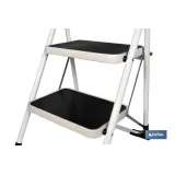 Comprar ESCALERA DOMÉSTICA ACERO 2 PELDAÑOS Cofan | almacendeferreteriacor.es