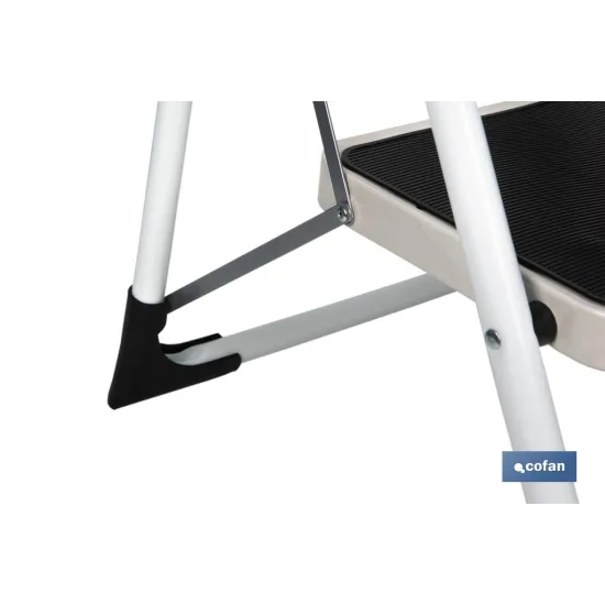 Comprar ESCALERA DOMÉSTICA ACERO 2 PELDAÑOS Cofan | almacendeferreteriacor.es