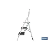 Comprar ESCALERA DOMÉSTICA ACERO 3 PELDAÑOS Cofan | almacendeferreteriacor.es