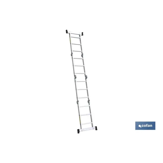 Comprar ESCALERA MULTIUSOS ALUMINIO 4 x 3 P Cofan | almacendeferreteriacor.es