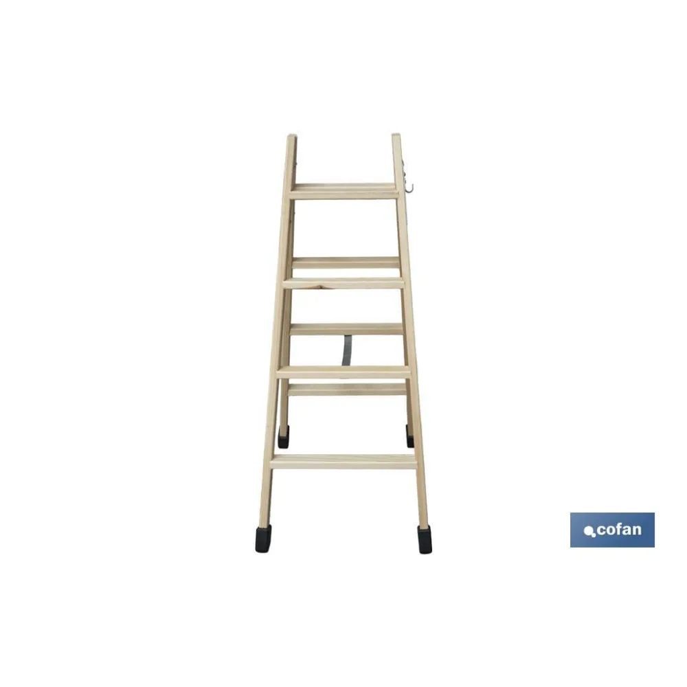 Comprar ESCALERA MADERA DOBLE 4 PELDAÑOS 1, Cofan | almacendeferreteriacor.es