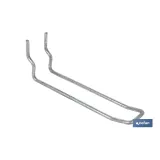 Comprar SET 8 GANCHOS DOBLES PARA PANEL DE  Cofan | almacendeferreteriacor.es