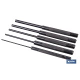 CONJUNTO 5 PCS BOTADOR CILÍNDRICO LARGO 3-10 MM