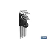 Comprar JGO 9 LLAVES ACODADAS TORX (T-10 -  Cofan | almacendeferreteriacor.es