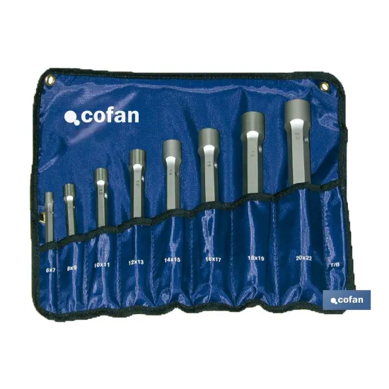 Comprar JUEGO DE 12 LLAVES DE TUBO (PACK: 1 Cofan | almacendeferreteriacor.es