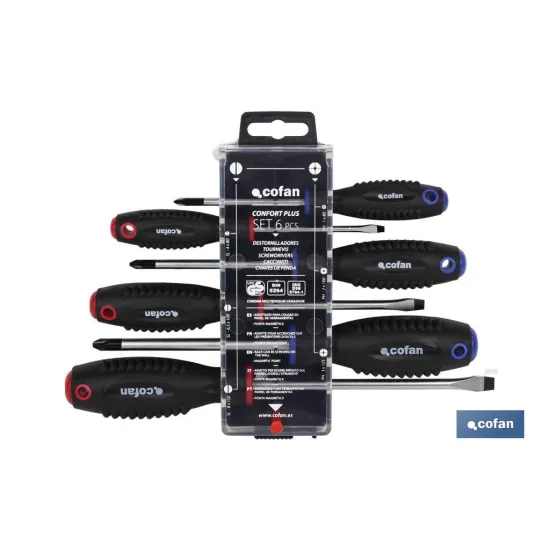 Comprar DISPLAY DESTORNILLADORES PLANO-PHIL Cofan | almacendeferreteriacor.es