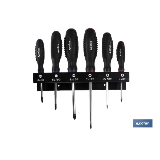 Comprar SET DESTORNILLADORES 6 PCS. SERIE 6 Cofan | almacendeferreteriacor.es