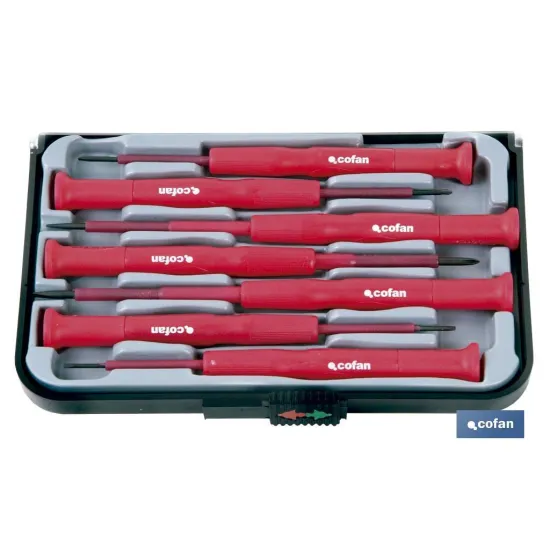 Comprar KIT DESTORNILLADOR PRECISION 7 UDS. Cofan | almacendeferreteriacor.es