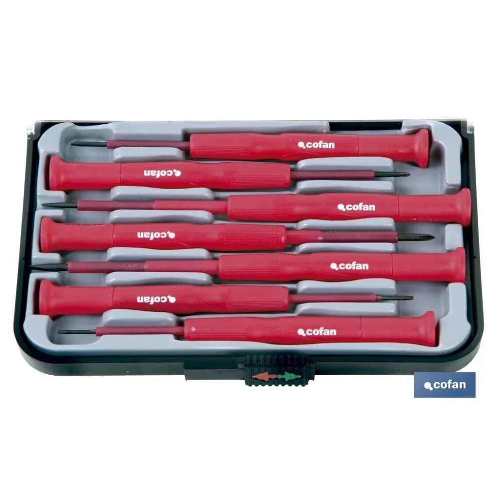 Comprar KIT DESTORNILLADOR PRECISION 7 UDS. Cofan | almacendeferreteriacor.es