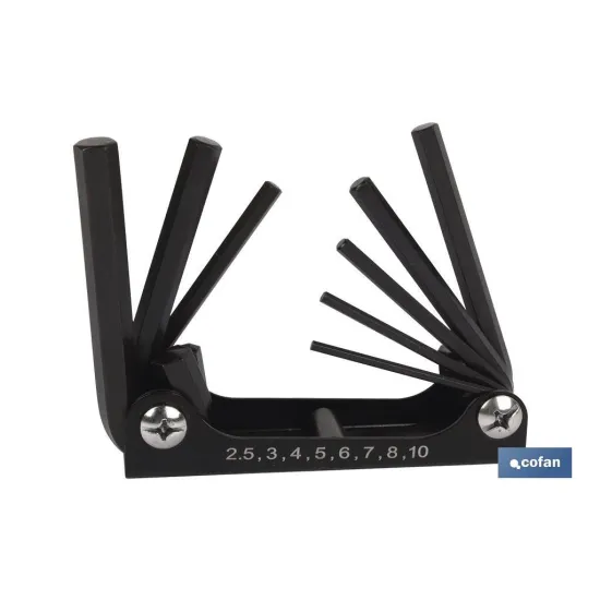 Comprar LLAVERO LLAVES ALLEN. 8 Uds. (2,5-1 Cofan | almacendeferreteriacor.es