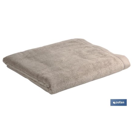 TOALLA BAÑO BEIGE GR.580/M2 MODELO ABISINIA 100X150cm