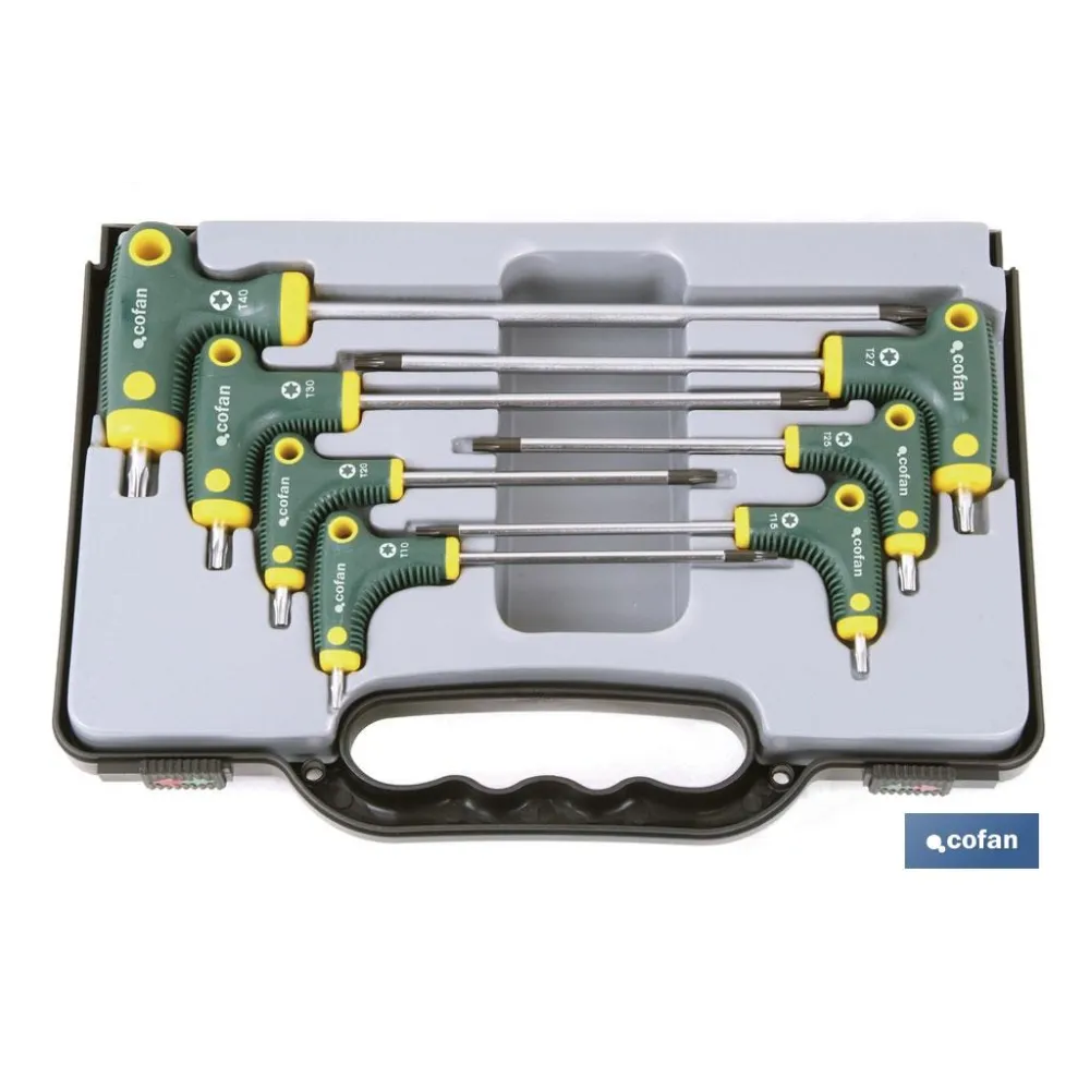 Comprar SET DESTORNILLADOR T 7 PCS TORX (PA Cofan | almacendeferreteriacor.es