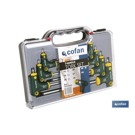 Comprar SET DESTORNILLADOR T 7 PCS TORX (PA Cofan | almacendeferreteriacor.es