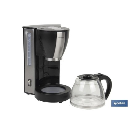 CAFETERA ELÉCTRICA DE GOTEO 870W 10 TAZAS 1.25L