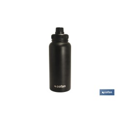 BOTELLA EXTREME DEPORTIVA COLOR NEGRO 950 ml